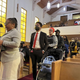 People line up to speak during a reparations task force meeting at Third Baptist Church in San Francisco on April 13, 2022. A report by California’s first in the nation task force on reparations Wednesday, June 1, will document in detail the harms perpetrated by the state against Black people and recommend ways to address those wrongs.